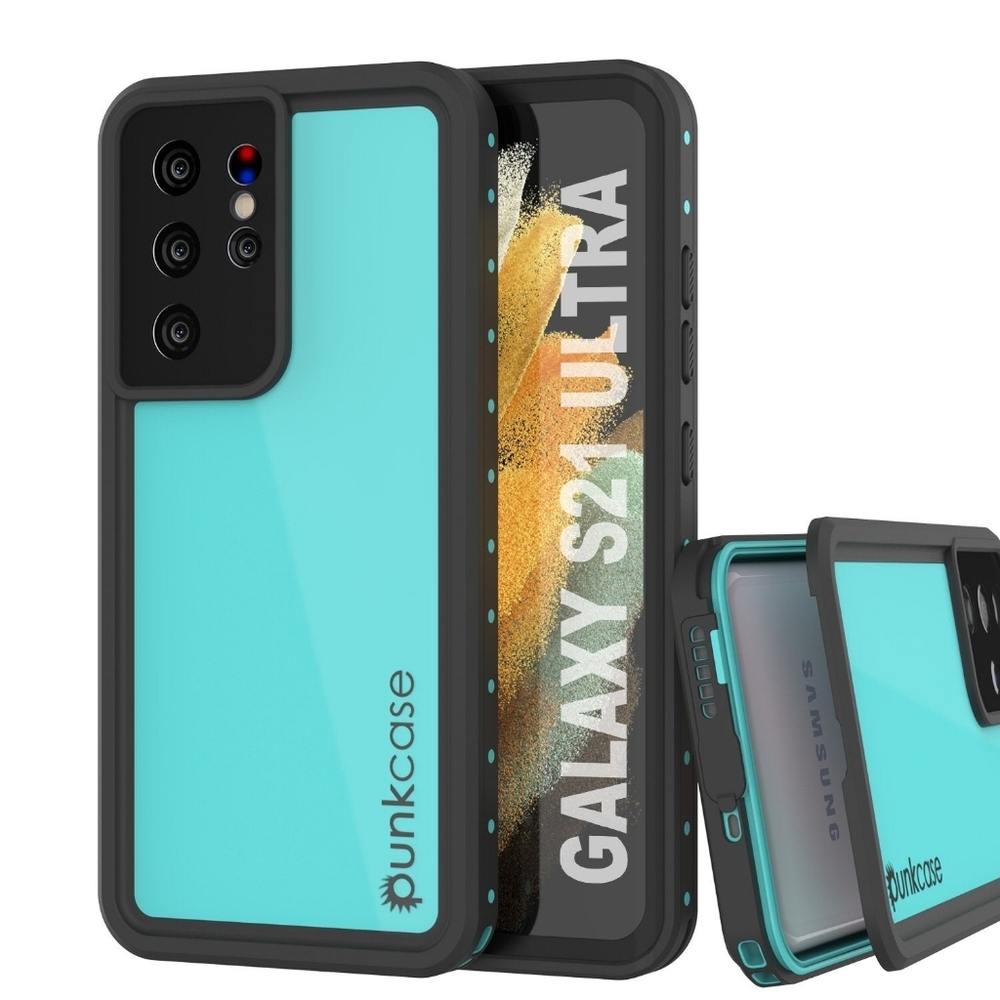 SAMSUNG galaxy 21 ultra Teal Punkcase phone case